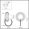 Бра ODEON LIGHT BUNY 5013/1WB