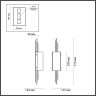 Бра ODEON LIGHT EXCLUSIVE MARGARET 5415/2W