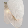 Бра ODEON LIGHT PORCELA HALL ODL24 517 G9 3*40W металл фарфор стекло, золото белый прозрачный 5051/3W
