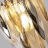 Бра ODEON LIGHT VILNA HALL ODL24 501 E14 3*40W золото/дымчатый/янтарный/матовый белый/металл/хрусталь 5068/3W