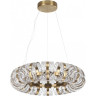 Люстра ODEON LIGHT MIRAGE L-VISION ODL24 453 LED 92W 4000K 4873лм металл акрил, античная бронза 5030/92L
