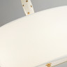 Люстра ODEON LIGHT POLLEN MODERN ODL_EX24 43 E14 5*40W металл керамика ткань, золотой молочный белый 5423/5