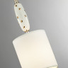 Подвес ODEON LIGHT POLLEN MODERN ODL_EX24 43 E14 1*40W золотой/молочный/белый/металл/керамика/ткань 5423/1