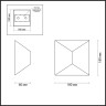 Уличный настенный светильник ODEON LIGHT HIGHTECH TIBRO 3907/10WL